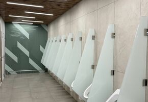 Туалетные  перегородки в проекте Мега-Адыгея (сан узлы)